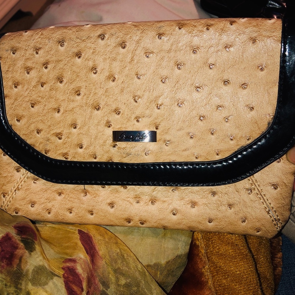 Grace Adele Ostrich clutch